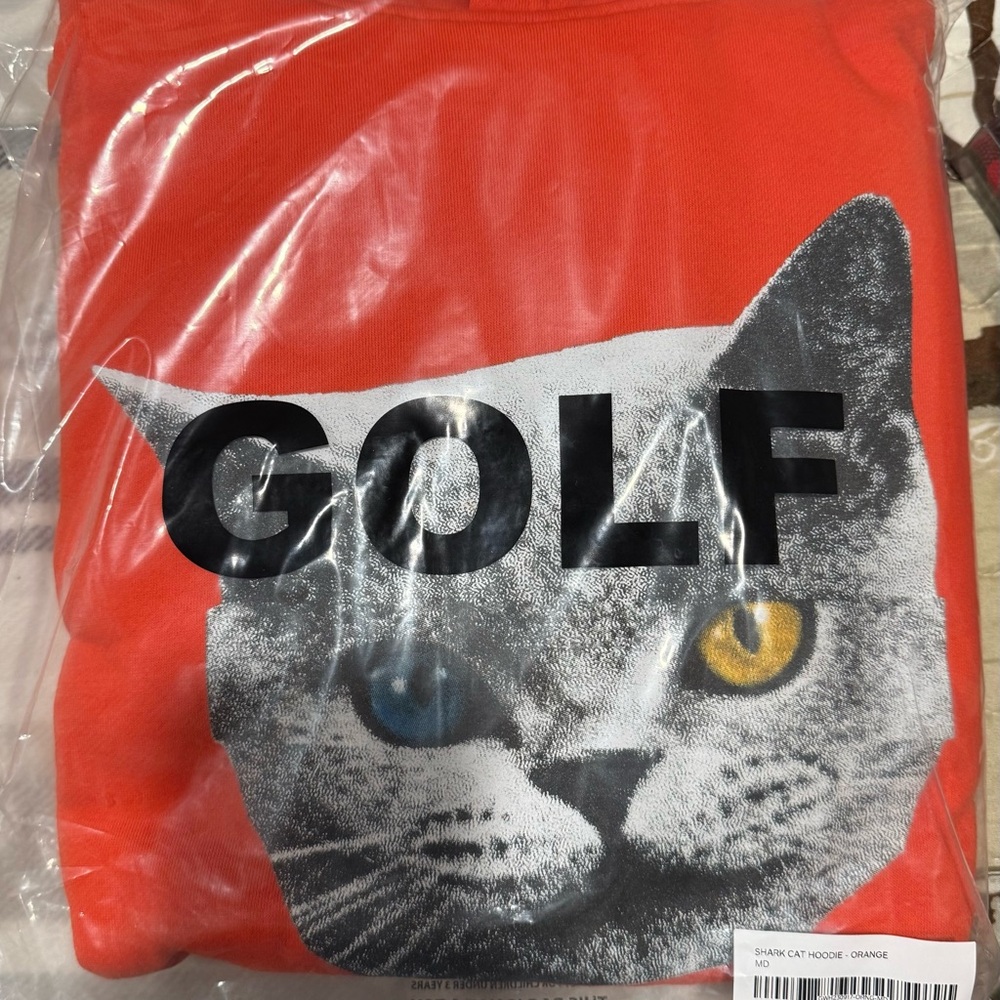 Cat Hoodie - Orange